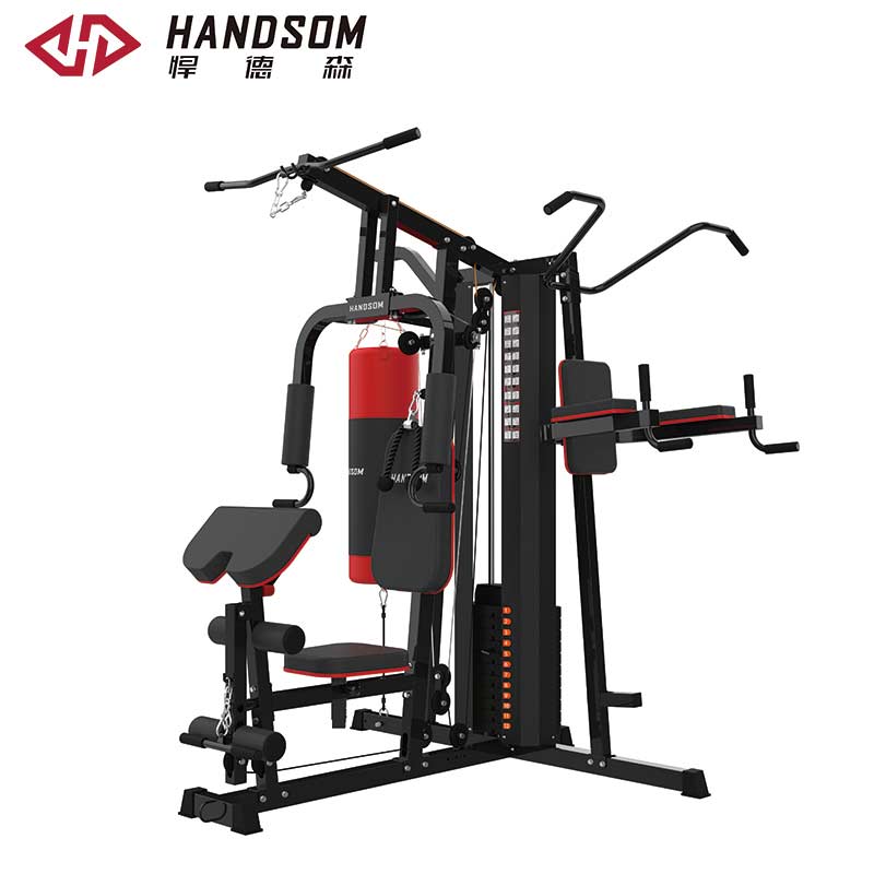 悍德森HS-6160 三人站沙包、單雙杠